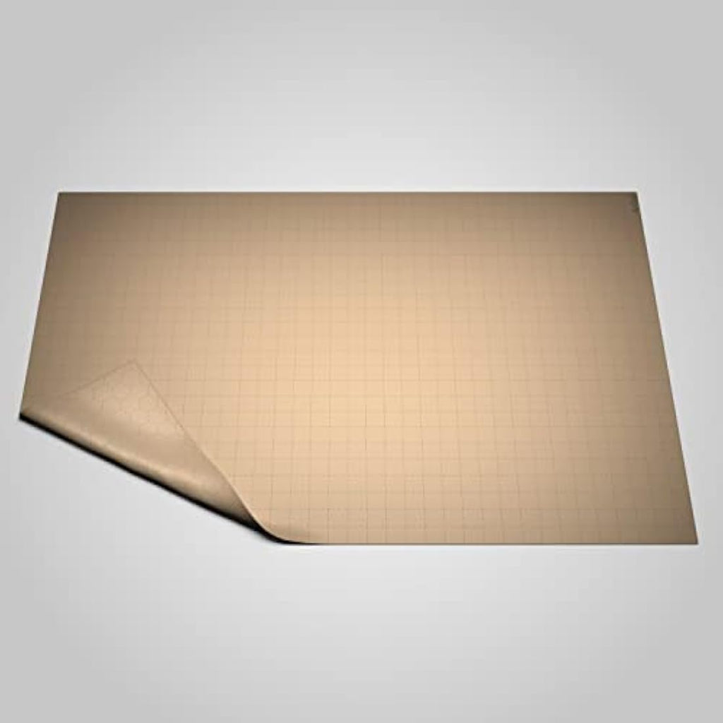 DND Battle Grid Mat – 36x24 Silicone Square & Hex Game Map