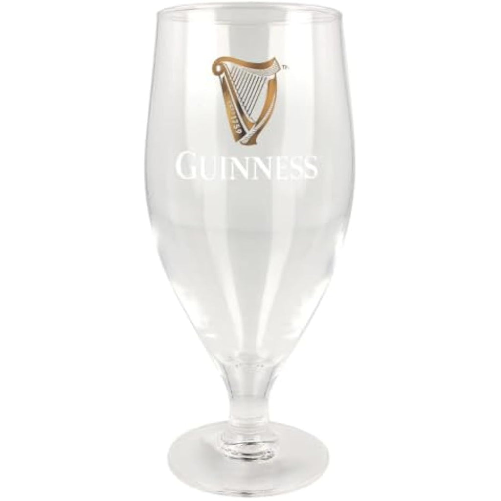 Guinness Official Pint Stem Glasses – 2 Pack Embossed 600ml Glassware