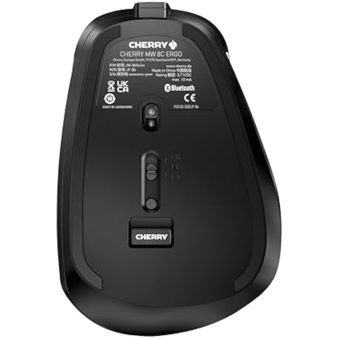 CHERRY MW 8C ERGO Wireless Ergonomic Mouse | Bluetooth & 2.4GHz
