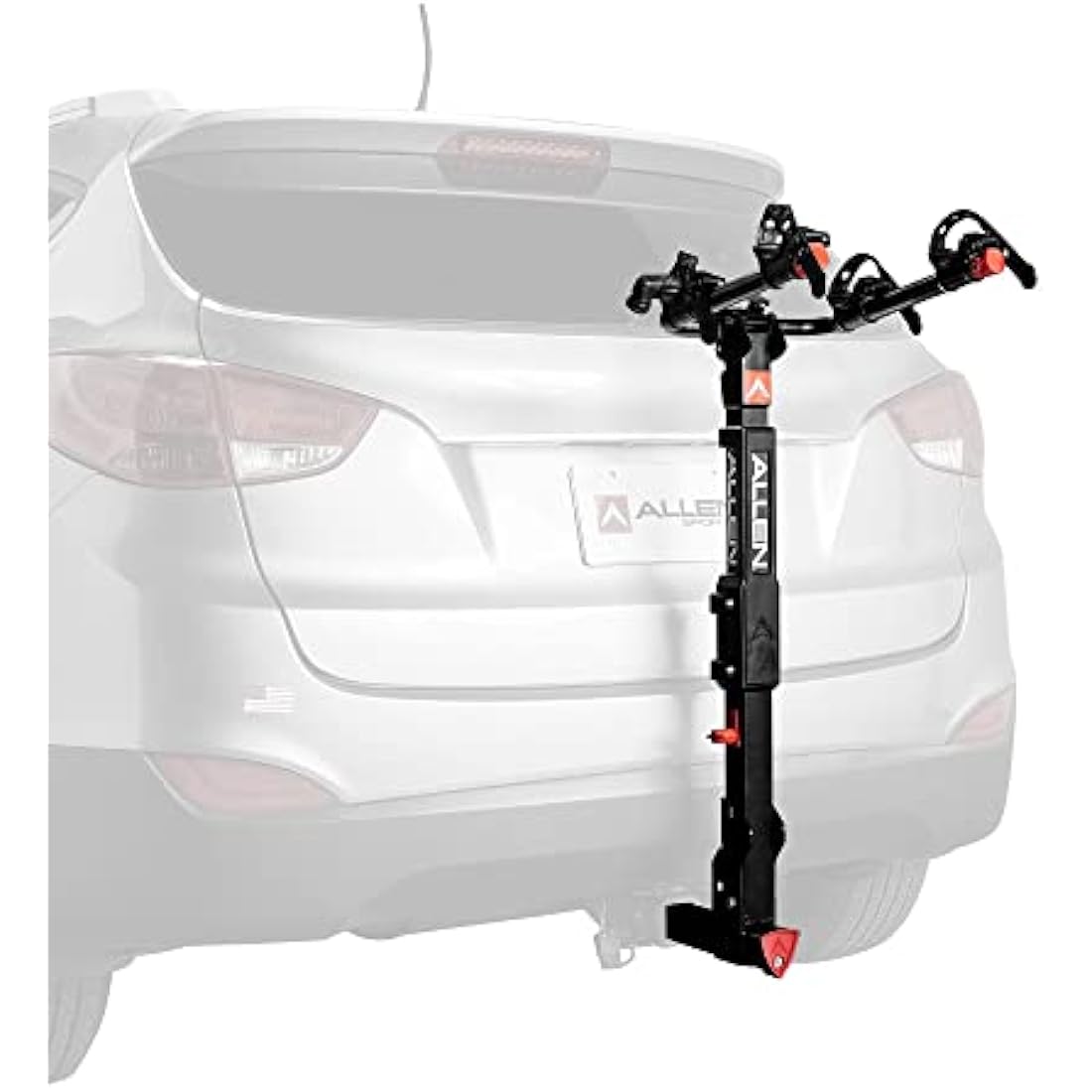 Allen Sports 2-Bike Electric Bike Hitch Rack – Locking Heavy-Duty QR520EB