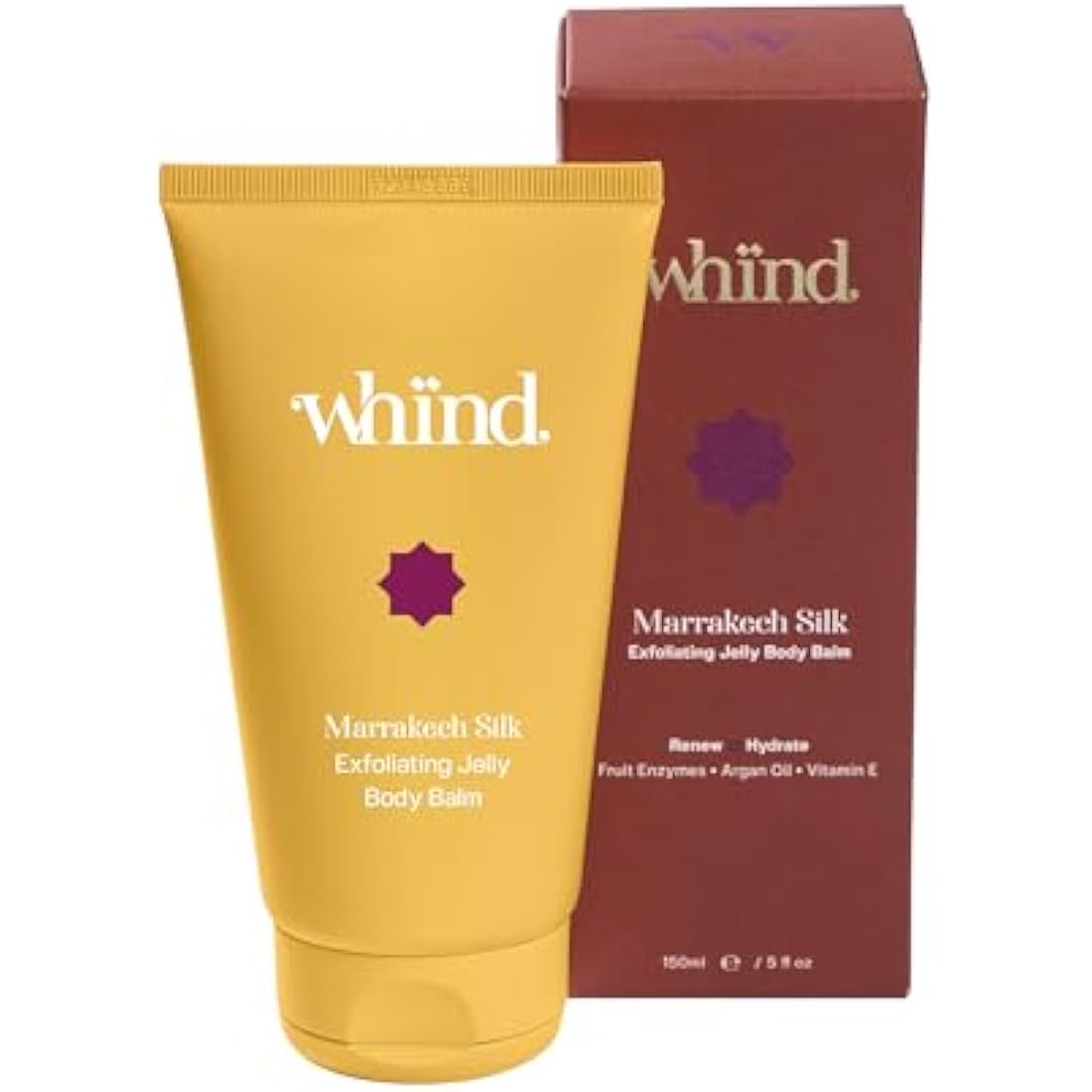 whind Marrakech Silk Exfoliating Jelly Body Balm Scrub with Vitamin E