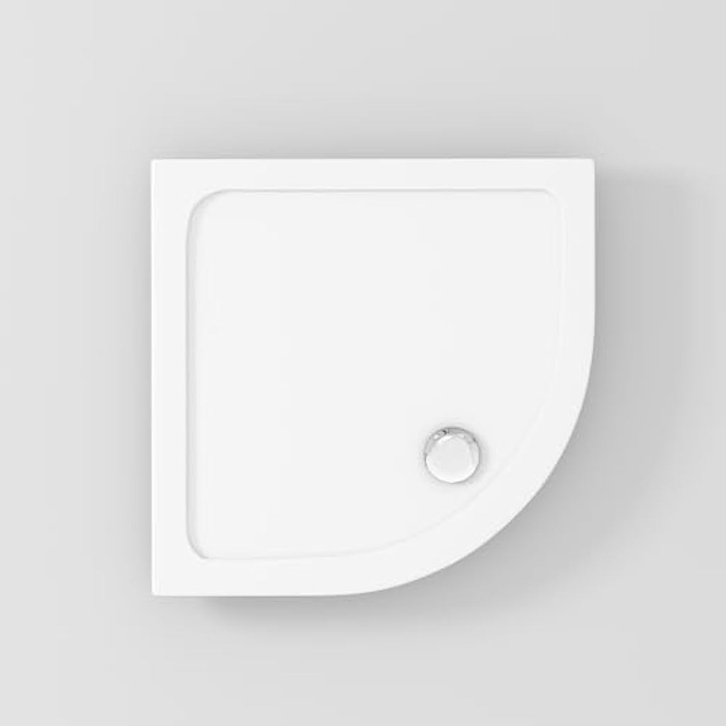 900x900mm Quadrant Pearlstone Shower Tray with Waste
