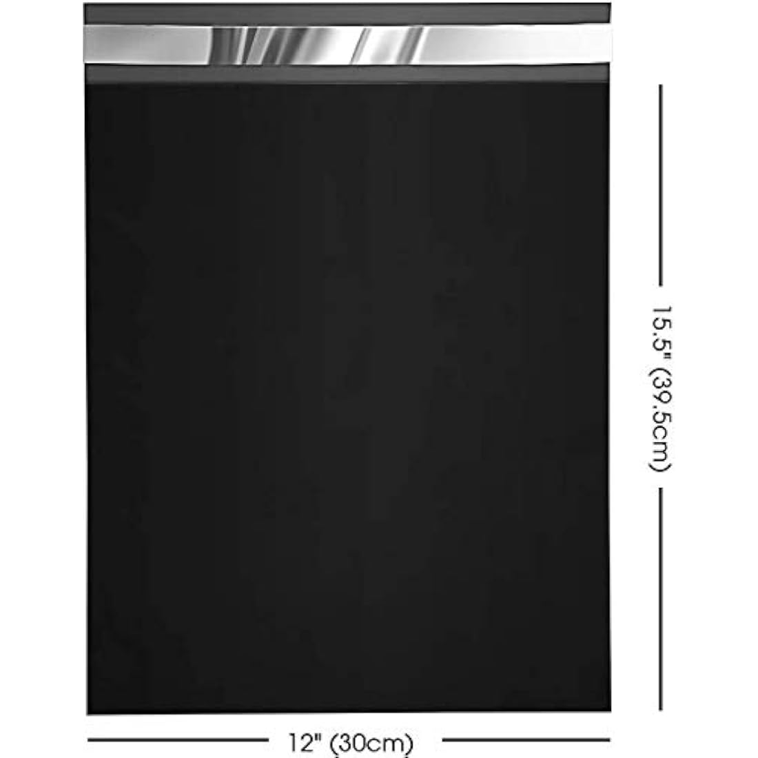 Switory Black Poly Mailers | 12x16 Inch Self-Sealing Shipping Bags - 100 Pack