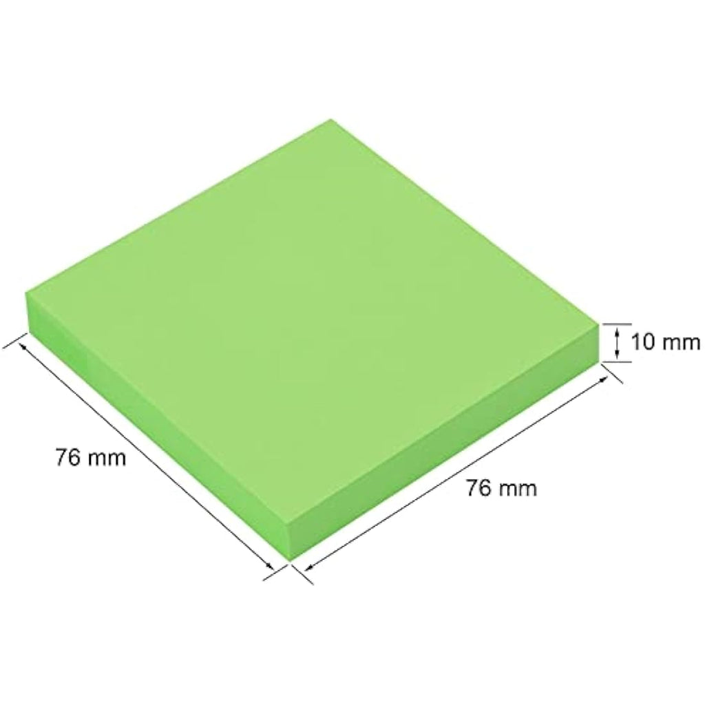ZCZN Sticky Notes – 48 Pads, 76x76mm, 6 Bright Colors, 100 Sheets/Pad