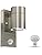 HiBay Outdoor Wall Light with PIR Motion Sensor – Stainless Steel IP44