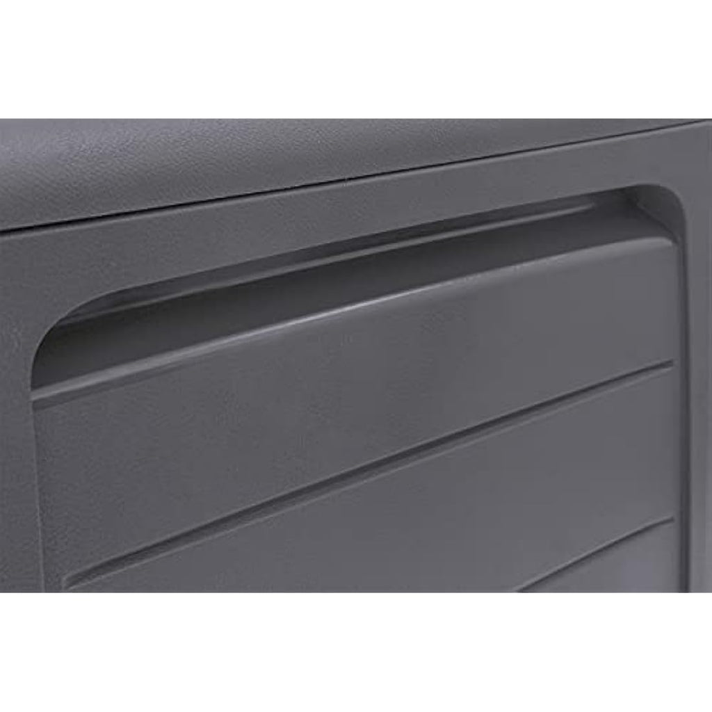 Keter Marvel+ 270L Outdoor Garden Storage Box – Graphite Wood Effect