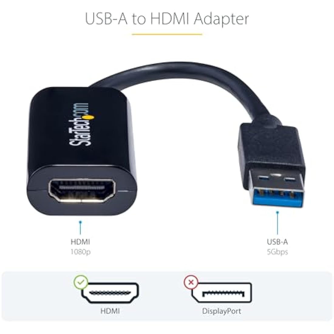 StarTech.com USB 3.0 to HDMI Adapter | 1080p Windows Monitor Converter