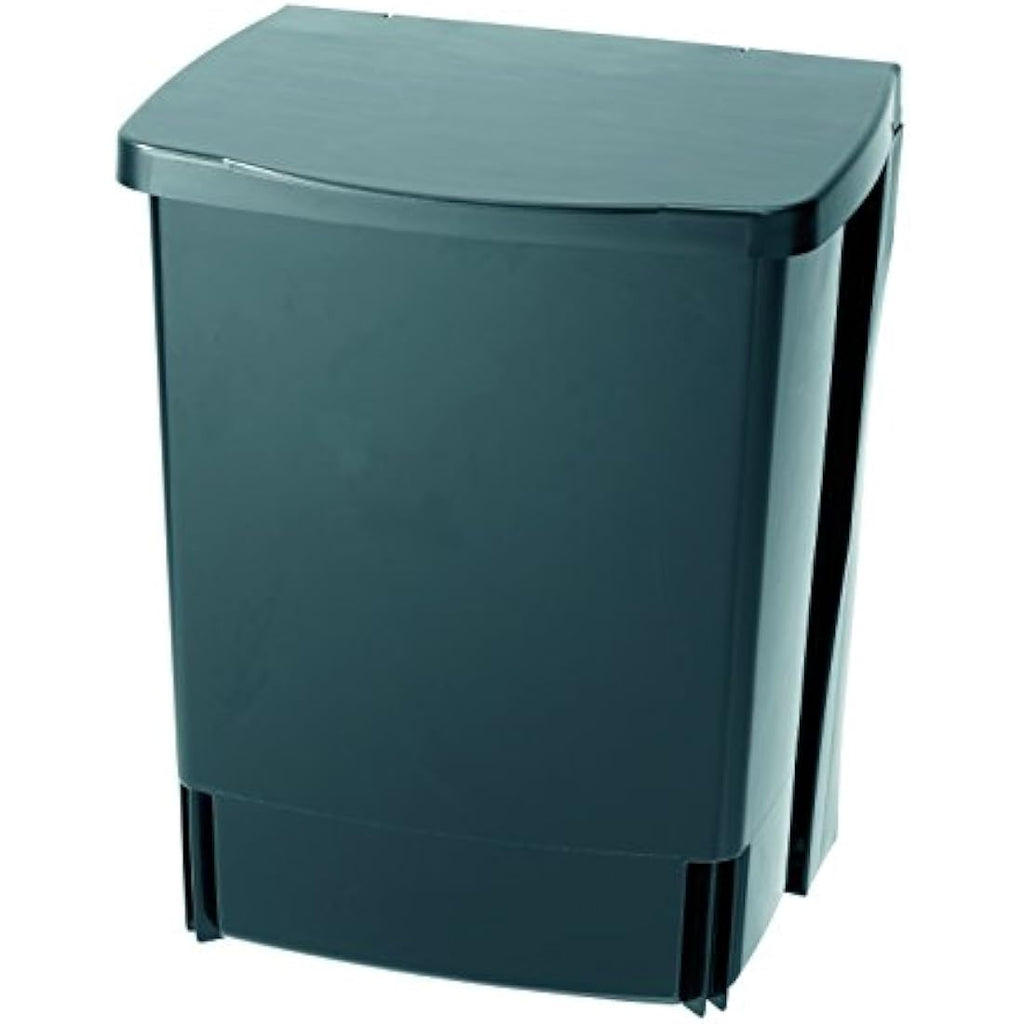 Brabantia 10L Built-in Cupboard Bin | Black Under-Sink Waste Bin