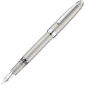 Asvine J16 Brushed Titanium Fountain Pen | Fine JoWo Nib Piston Filler