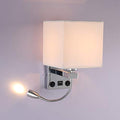 DEECOZY LED Bedside Reading Wall Lamp with USB Port and Gooseneck