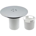 YUNLEX Shower Drain Cover – 115mm Chrome Replacement for 90mm Waste