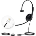 Yealink YHS34 Lite Mono Wired Office Headset | Noise-Canceling RJ9 Headset