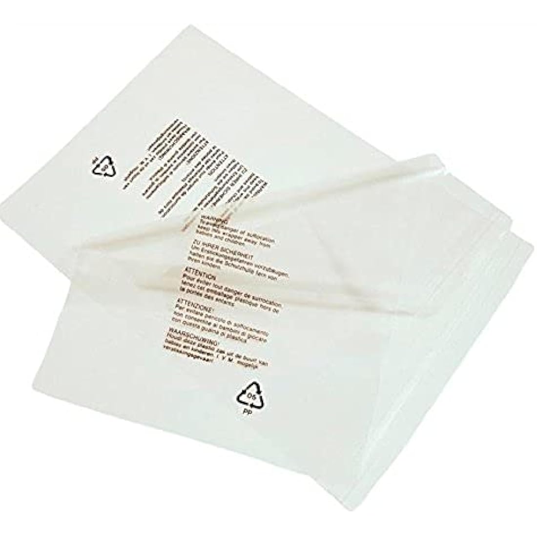 12x16 Clear Resealable Polypropylene Garment Bags - 100 Pack