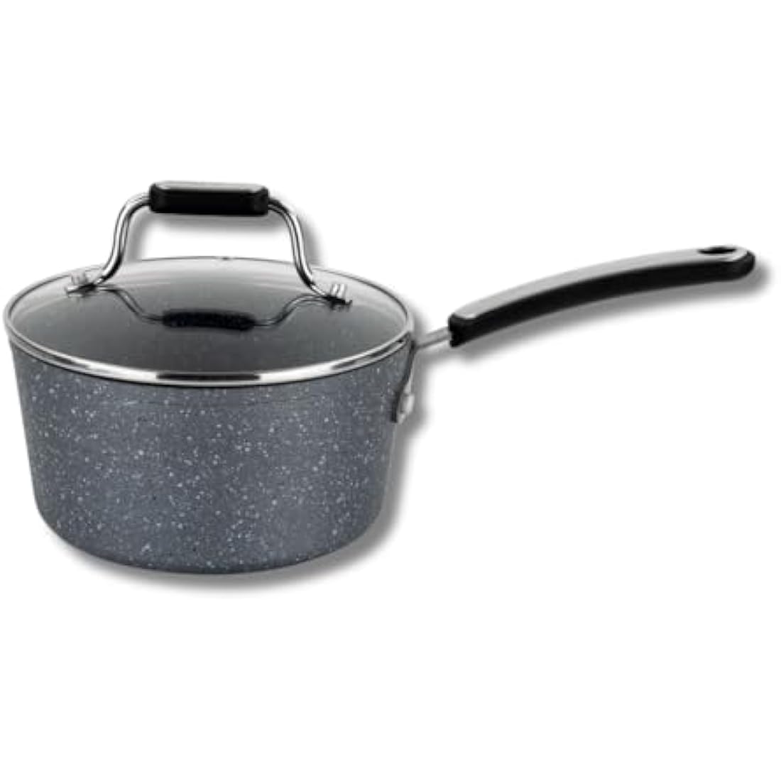 Scoville Neverstick+ 5 Piece Non-Stick Cookware Set | Grey Aluminium