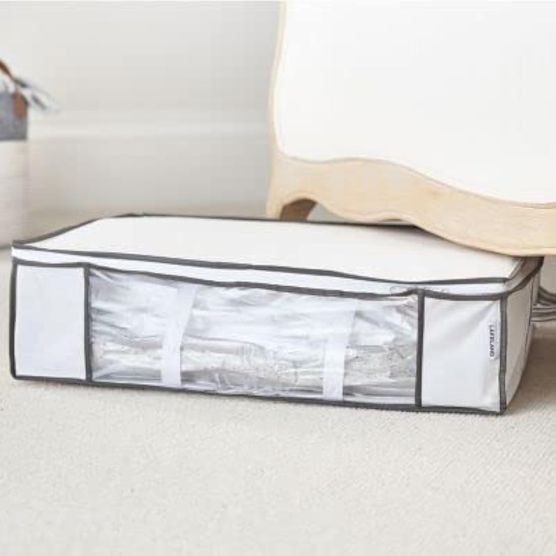 50L Vacuum Storage Tote Bag – Underbed Duvet Organizer