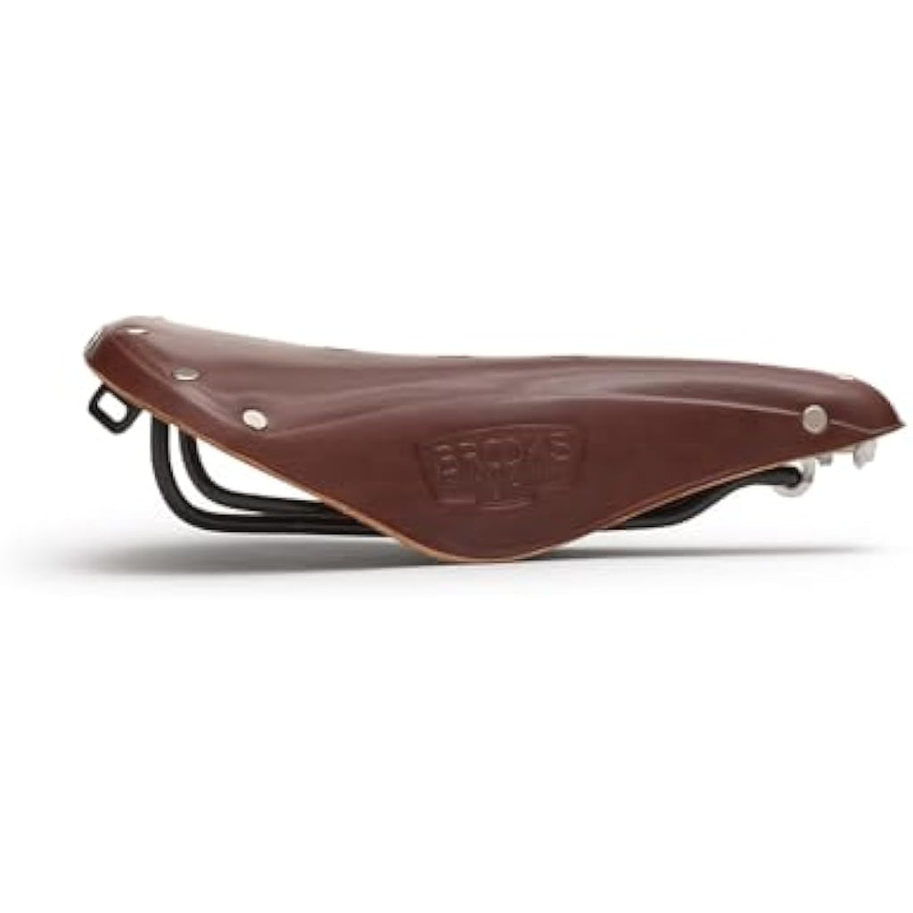 Brooks England B17 Leather Bike Saddle – Handmade Black Steel Seat