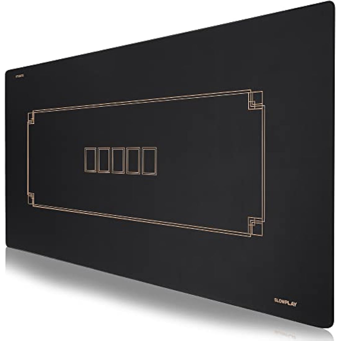 SLOWPLAY Godel Poker Mat – 180x90cm Portable Texas Hold'em Table Top