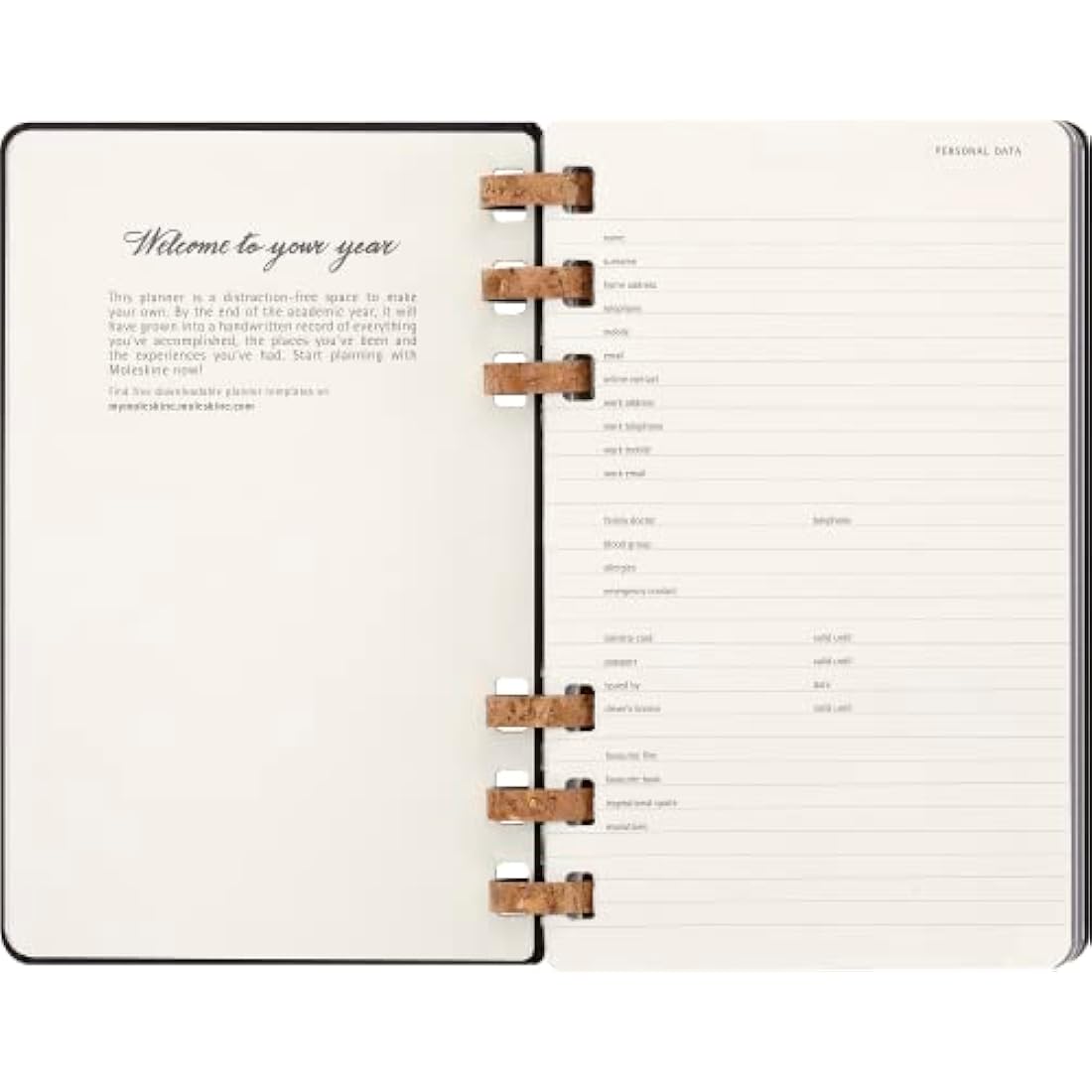 Moleskine 2024 Monthly & Weekly Spiral Agenda | Large Hard Cover Black