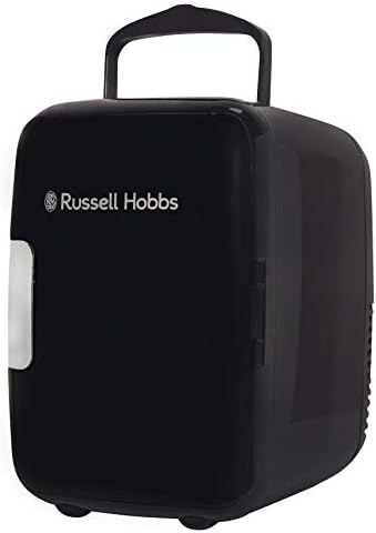 Russell Hobbs 4L Retro Mini Cooler & Warmer | Portable Skincare Fridge