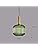 MZStech Modern Green Glass Pendant Light – Gold Copper Hanging Lamp