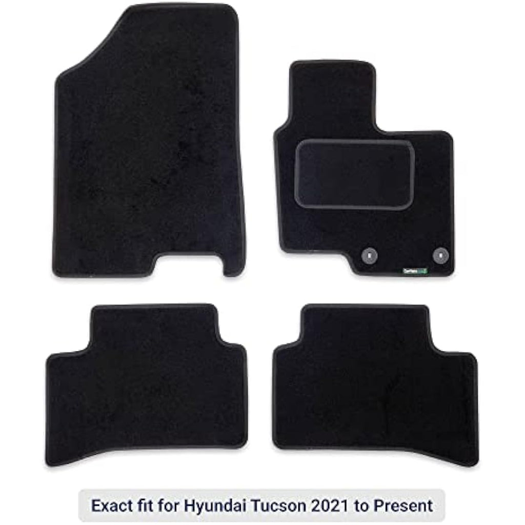 Hyundai Tucson 2021+ Carpet Car Mats | Tailored 4pc Set