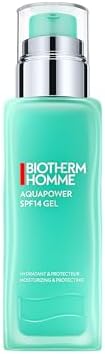 Biotherm Homme Aquapower SPF14 Gel - Hydrating Face Cream for Men, 75ml