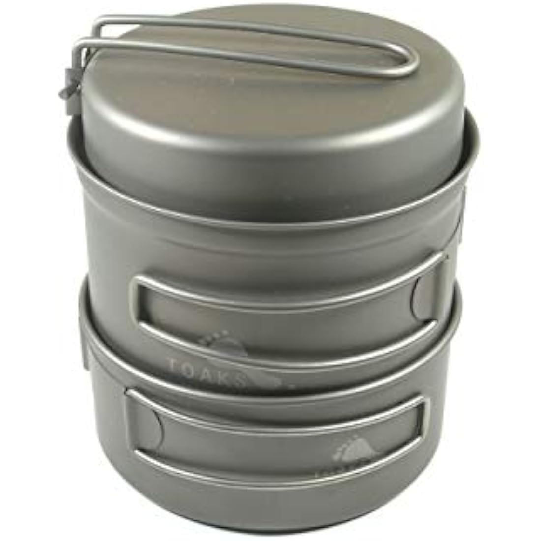 TOAKS Titanium 550ml Camping Bowl with Foldable Handles – 2.7 oz