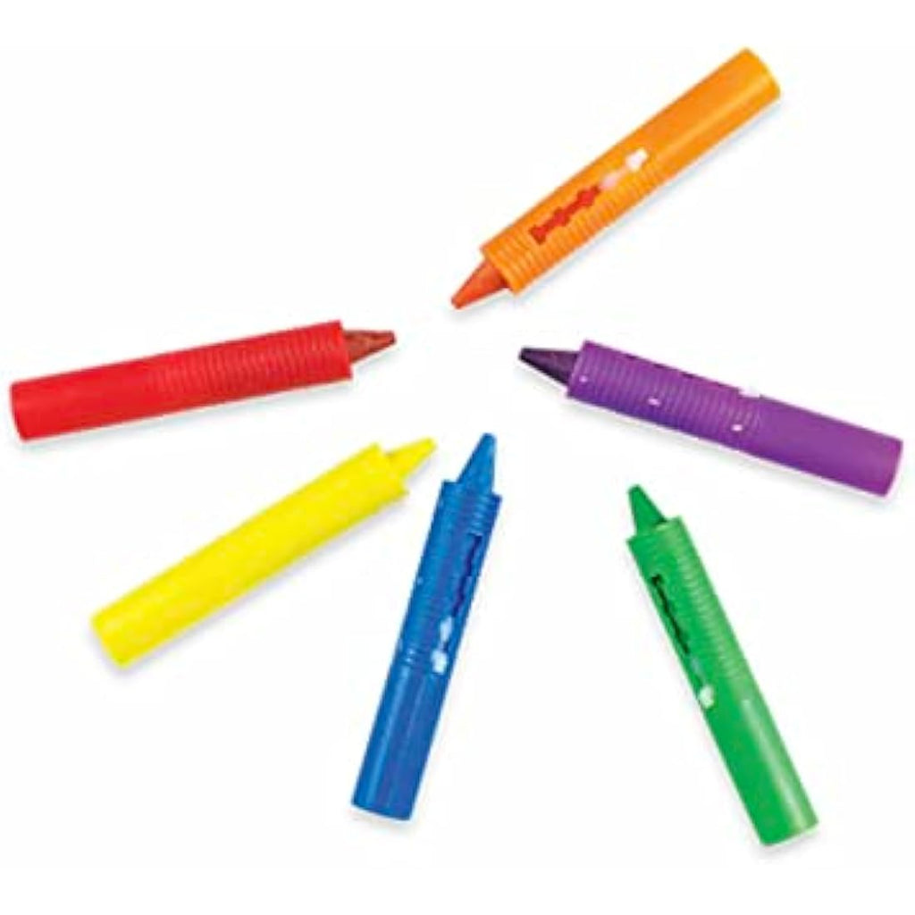 Washable Bath Crayons – Non-Toxic Kids Drawing Toy, 6 Pack