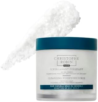 Christophe Robin Purifying Sea Salt Scalp Scrub – Detoxifying Shampoo
