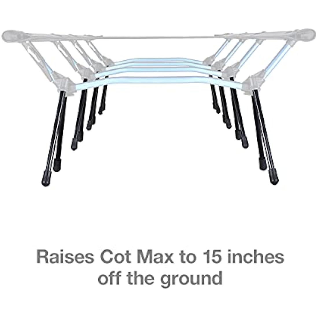 Helinox Cot Max Leg Extenders – Set of 16 Lightweight Aluminum Feet