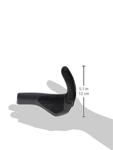 Ergon GS3 Ergonomic Mountain Bike Grips – Large Fiberglass Black