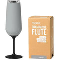 Huski Insulated Champagne Flute – 240ml Stainless Steel – Stone Grey