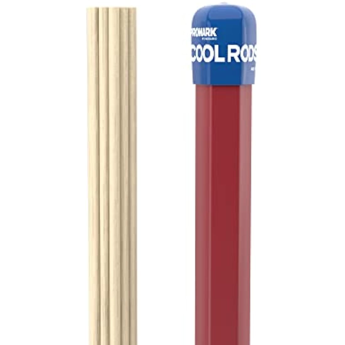 ProMark Cool Rods Drum Sticks – Quiet Dowel Drumsticks for Percussion