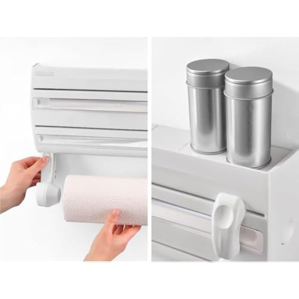 Leifheit Parat F2 Wall Mounted Foil & Cling Film Dispenser - White