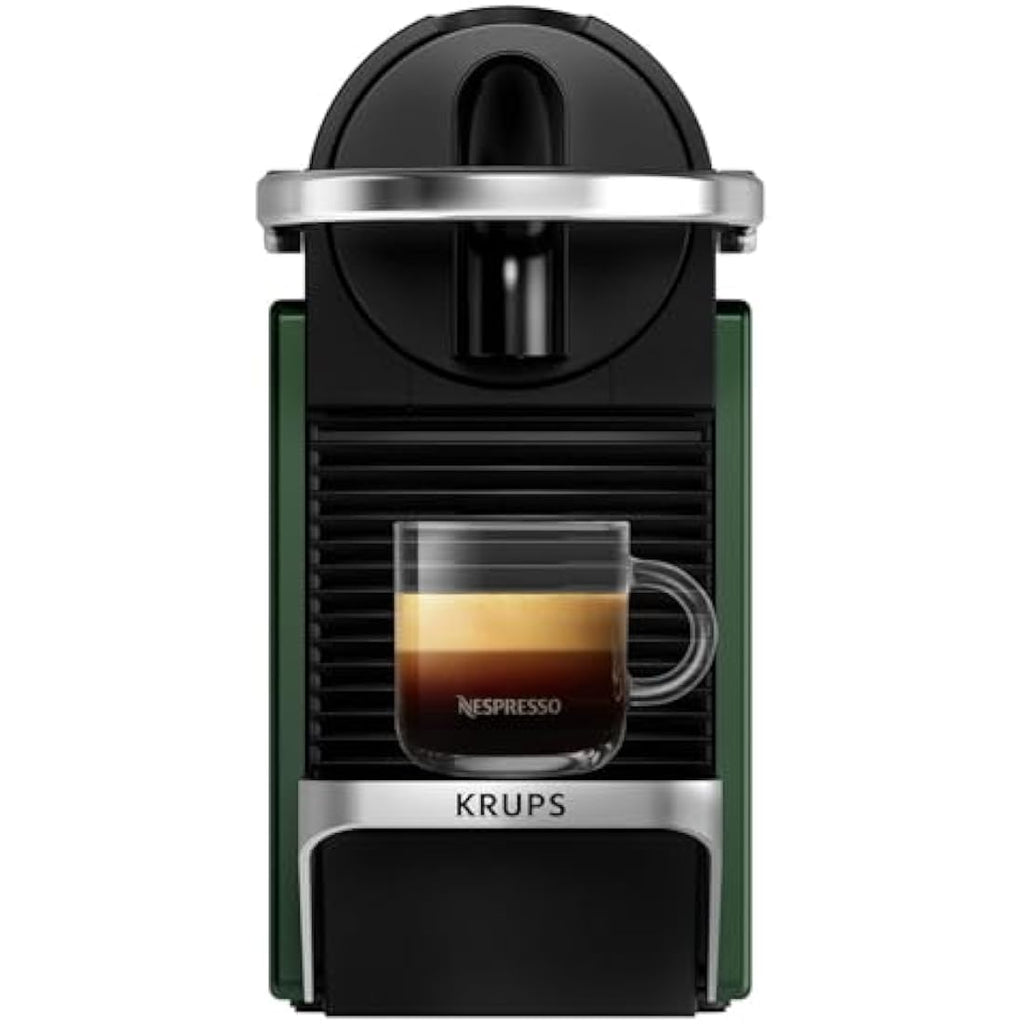 Nespresso Pixie by Krups | Compact Espresso Coffee Pod Machine - Dark Green
