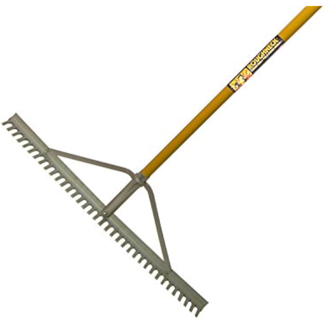 Roughneck Aluminium Landscaping Rake - 36 Tine Soil Tool with 1.7m Handle