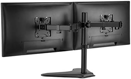 Amer Dual Monitor Stand – Heavy-Duty Adjustable Arm for 32" Screens