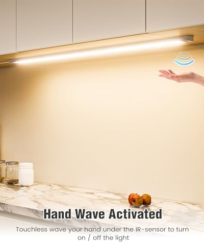 Under Cabinet LED Lights – Hand Wave Activated 60cm 2-Pack