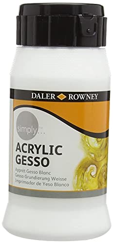 Daler-Rowney Simply Acrylic Medium | Buff Titanium Paint - 500ml
