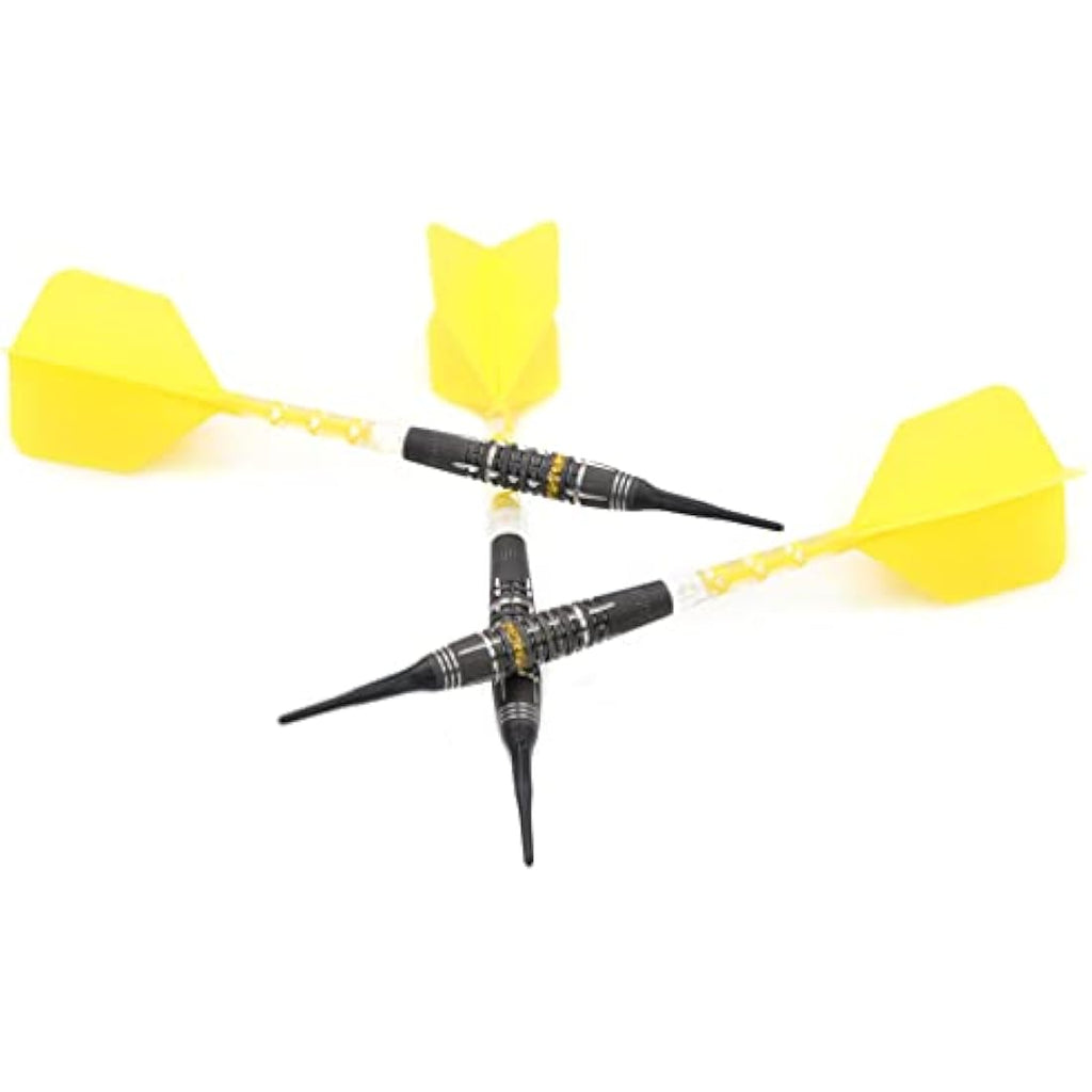 CUESOUL 90% Tungsten Soft Tip Dart Set – 18g Oil Paint Finish T19 Flight