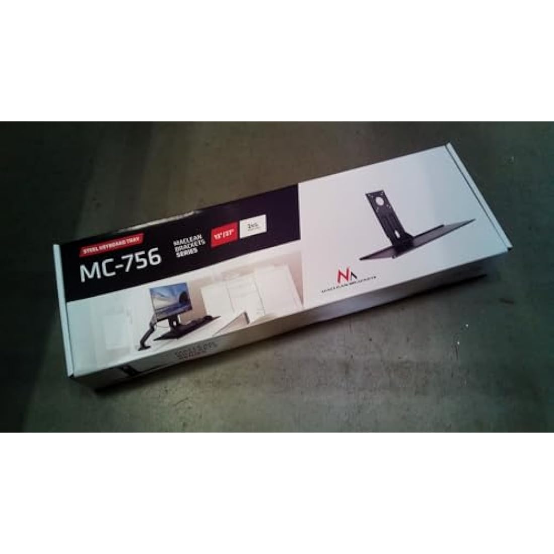 Maclean MC-756 VESA Keyboard and Mouse Tray Support – 75x75 100x100