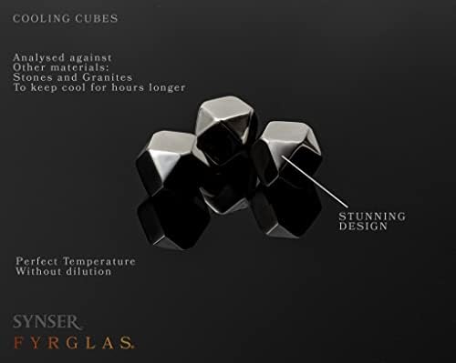 Jolof Store Fyrglas Whisky Glass Gift Set | Luxury Tumbler & Cooling Cubes