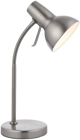 Gooseneck Desk Lamp – LED Bedside Light with USB Port