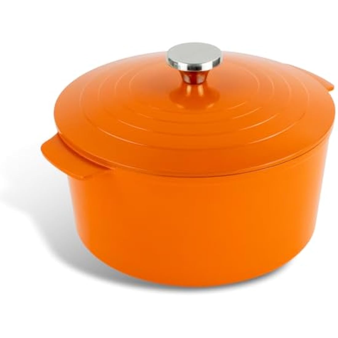 Scoville Neverstick+ 26cm Round Casserole Pot | 6.5L Non-Stick Orange
