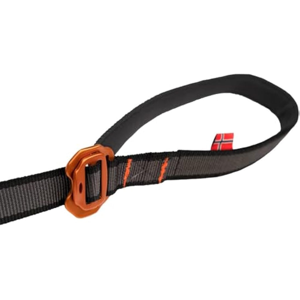 Non-Stop Dogwear Adjustable Bungee Touring Leash - Black, 23mm