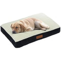 Large Dog Bed – Washable Faux Suede Crate Mattress