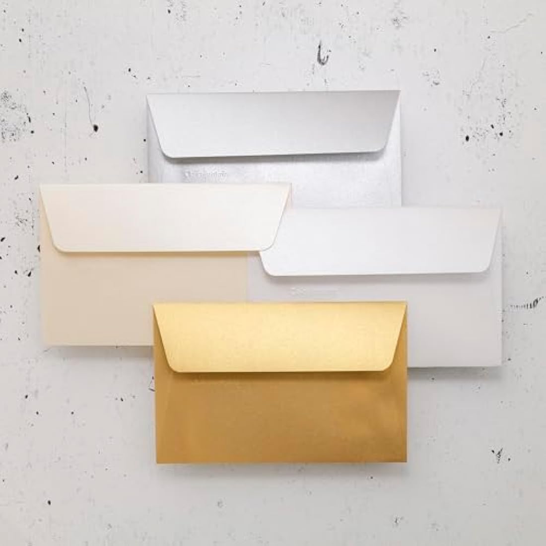 Clairefontaine Pollen Iridescent Gold Envelopes – 90x140mm (20 Pack)