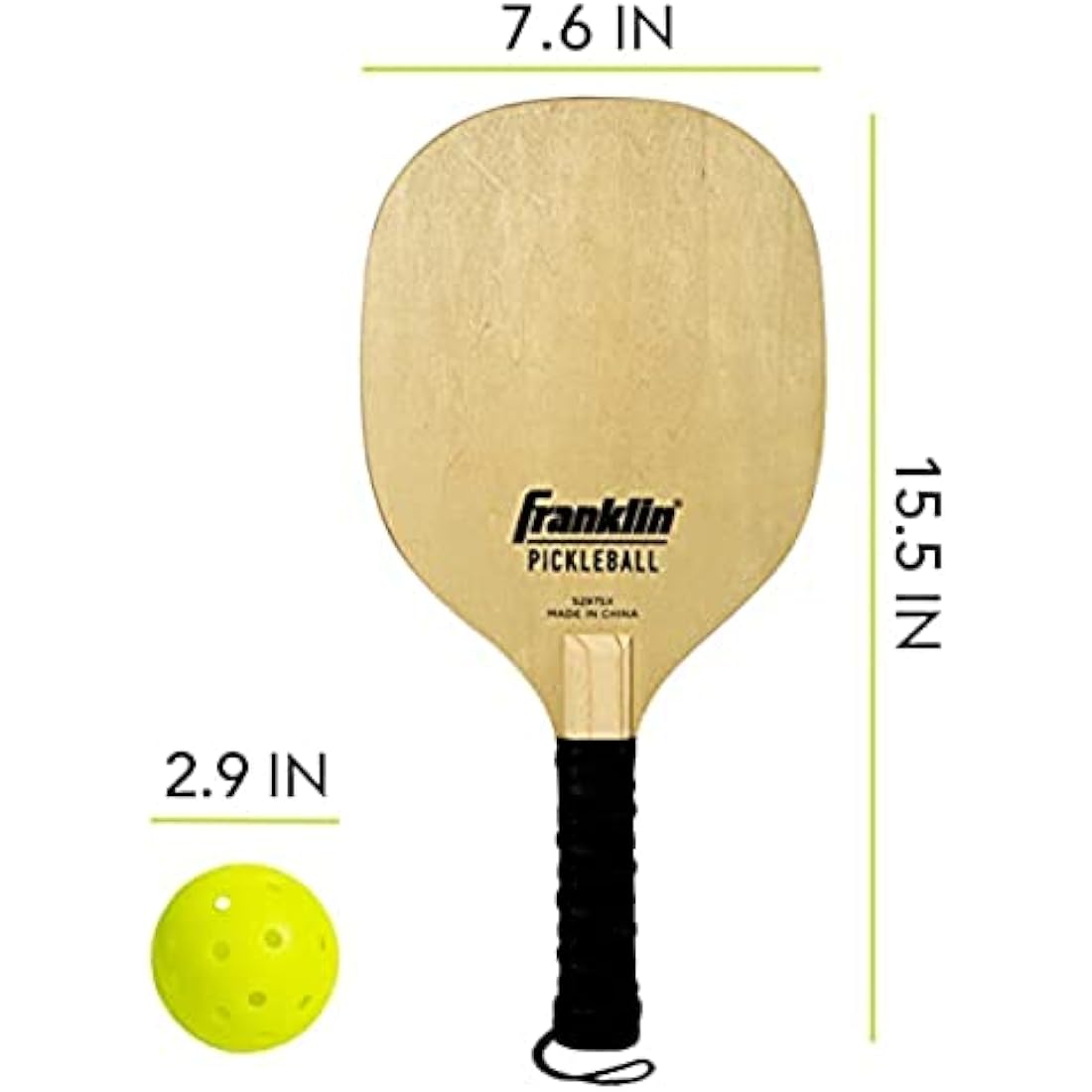 Franklin Sports Official Size Pickleball Net Set with 4 Paddles & Balls