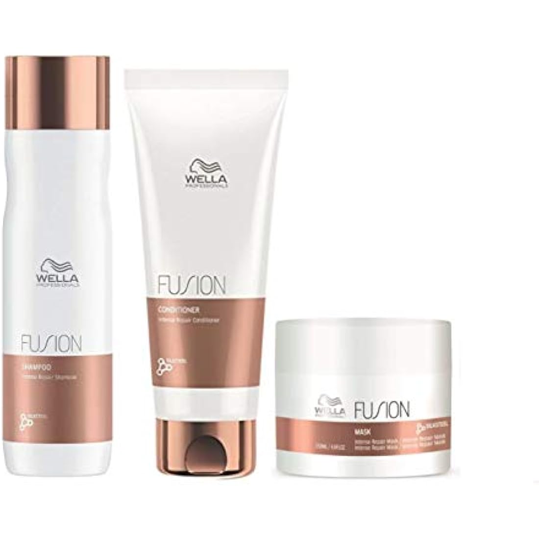 Wella Fusion Intense Repair Hair Care Set – Shampoo, Conditioner & Mask