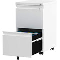 YITAHOME 2-Drawer Mobile Filing Cabinet | Lockable Steel Under Desk Storage